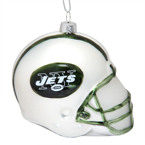 New York Jets - Glass Helmet Ornament