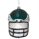Philadelphia Eagles - Glass Helmet Ornament