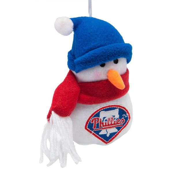 Philadelphia Phillies - Plush Snowman Ornament