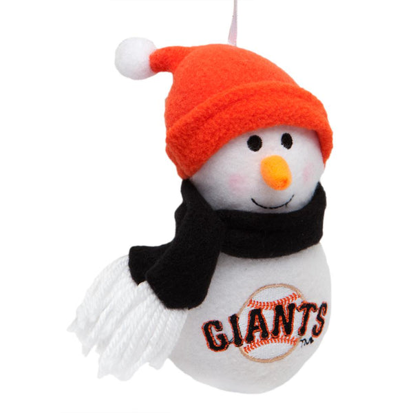 San Francisco Giants - Plush Snowman Ornament