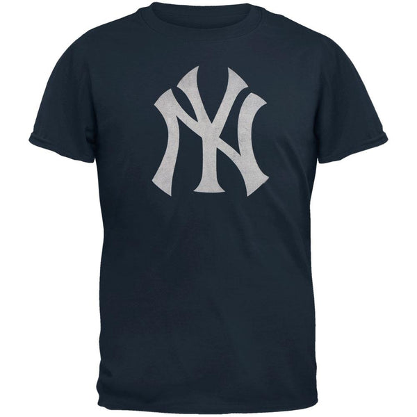 New York Yankees - Vintage Logo Youth Navy Soft T-Shirt