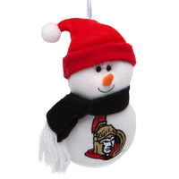 Ottawa Senators - Plush Snowman Ornament