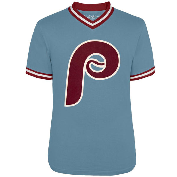 Philadelphia Phillies - Logo Eephus V-Neck Jersey T-Shirt