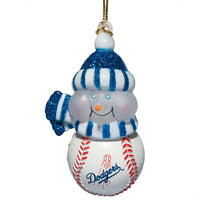 Los Angeles Dodgers - Logo All-Star Light-Up Snowman Ornament