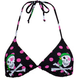 Jolly Roger Pink Polka Dot Bikini Set