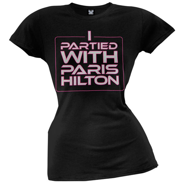 Paris Hilton - I Partied With Paris Juniors T-Shirt