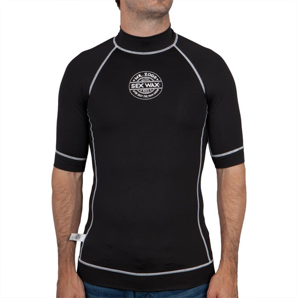 Mr. Zogs Sexwax - Logo Black Rash Guard T-Shirt