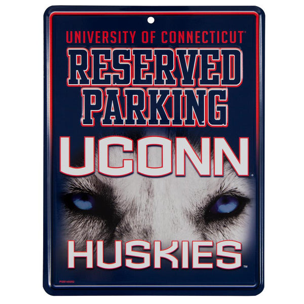 UConn Huskies - Reserved Parking Sign