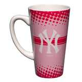 New York Yankees - Logo 16 oz Pink Latte Mug