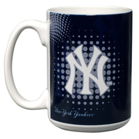 New York Yankees - Logo 15 oz Halftone Mug