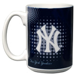 New York Yankees - Logo 15 oz Halftone Mug