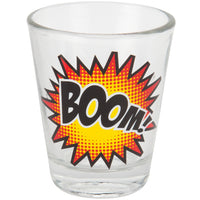 Boom Cartoon Explosion Shot Glass