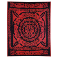 Celtic Dragon Knot Scarlet Full Tapestry