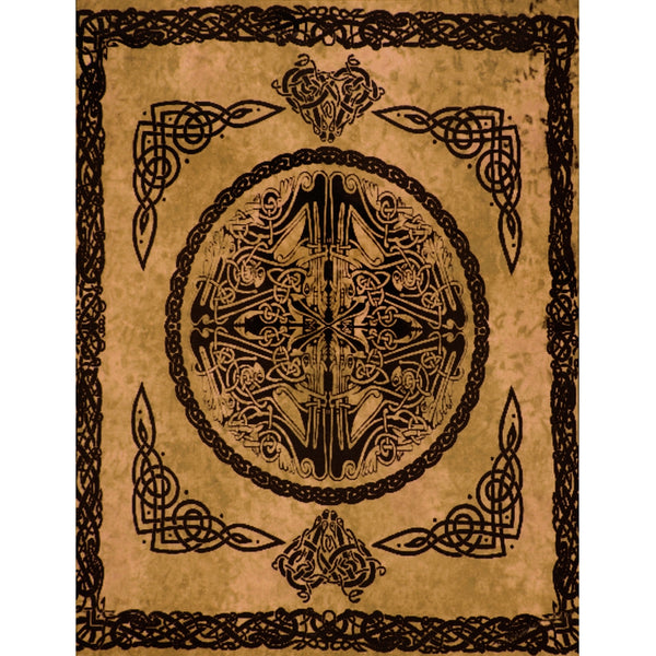 Web of Life Amber Single Tapestry