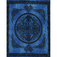 Web of Life Blue Single Tapestry