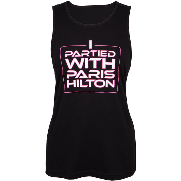Paris Hilton - I Partied With Paris Juniors Tank Top