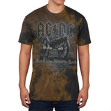 AC/DC - For Those About To Rock Brown Tie Dye T-Shirt