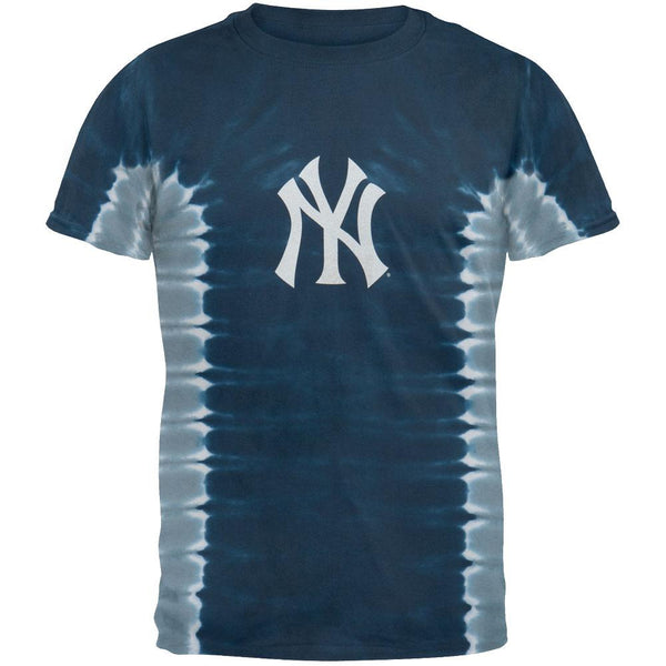New York Yankees - Logo Side Pleats Tie Dye T-Shirt