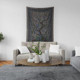 Tree Of Life Tan Indian Tapestry