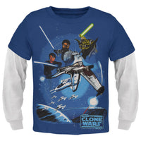 Star Wars - Clone Wars Jedi Juvy 2fer Long Sleeve T-Shirt