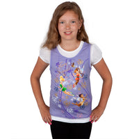 Disney Fairies - Fairy Friends Girls Juvy Short Sleeve 2fer