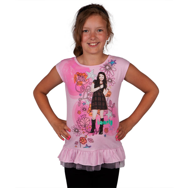 iCarly - Glitter Floral Carly Girls Juvy Dress