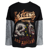 Ed Hardy - Running Bulldog Youth 2fer Long Sleeve T-Shirt