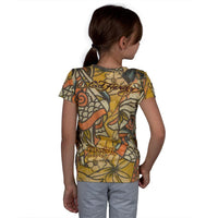 Ed Hardy - Geisha Collage Girls Juvy T-Shirt