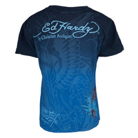 Ed Hardy - Koi Fish Sparkling Girls Juvy T-Shirt