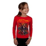 Ed Hardy - Panther & Koi Girls Juvy Long Sleeve T-Shirt