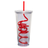 St. Louis Cardinals - Logo 22 oz Acrylic Tumbler With Swirl Straw