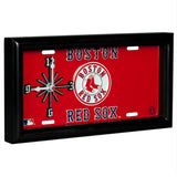 Boston Red Sox - License Plate Wall Clock
