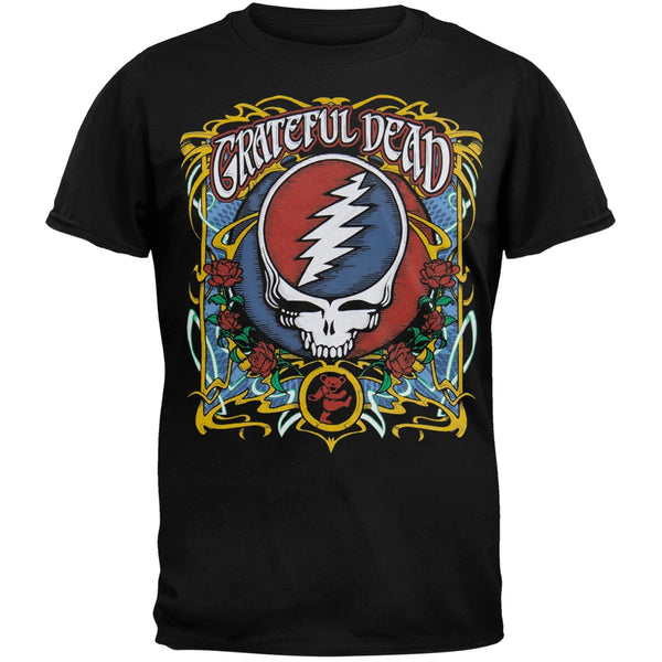 Grateful Dead - Steal Your Roses Black T-Shirt