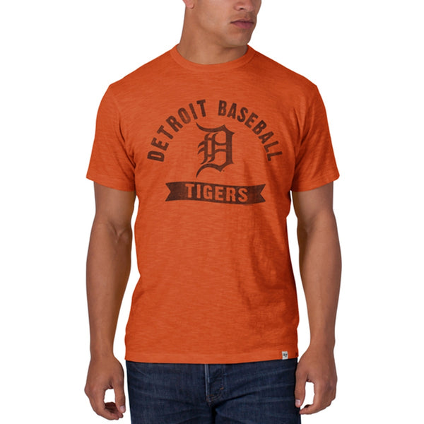 Detroit Tigers - Logo Scrum Premium T-Shirt
