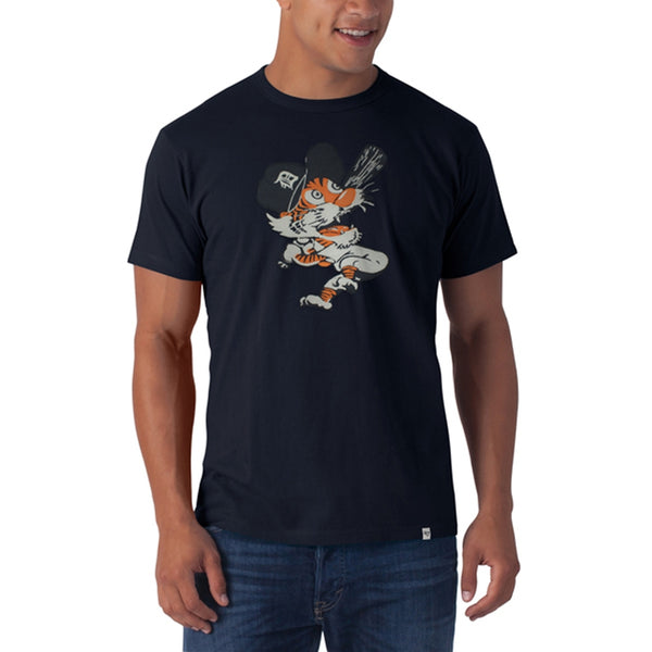 Detroit Tigers - 1967 Alternative Logo Knockout Premium T-Shirt