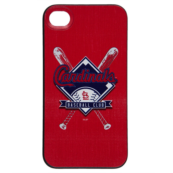 St. Louis Cardinals - Crossed Bat Logo Stitch iPhone 4/4S Thinshield Snap-On Case