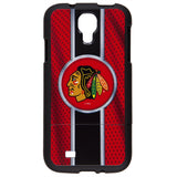 Chicago Blackhawks - Logo Jersey Stripe Samsung Galaxy S4 Thinshield Snap-On Case