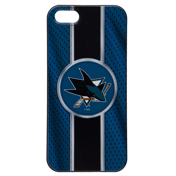 San Jose Sharks - Logo Jersey Stripe iPhone 5/5S Thinshield Snap-On Case