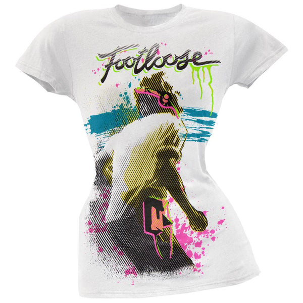 Footloose - Ren Dancing Splatter Juniors T-Shirt