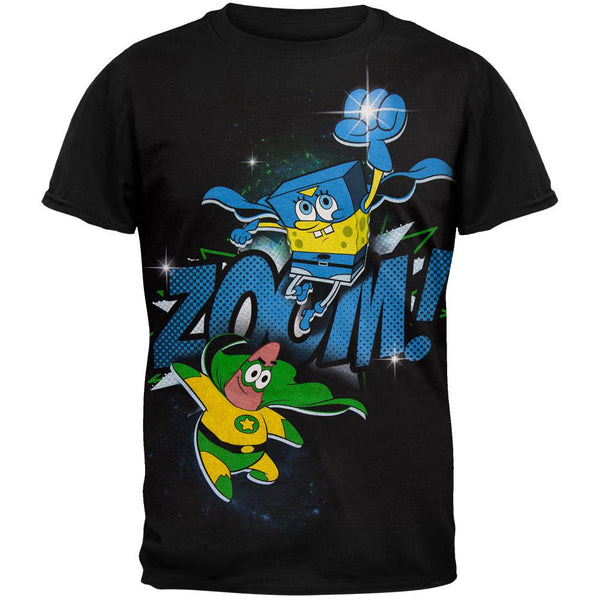 Spongebob Squarepants - Zoom Super Heroes Youth T-Shirt