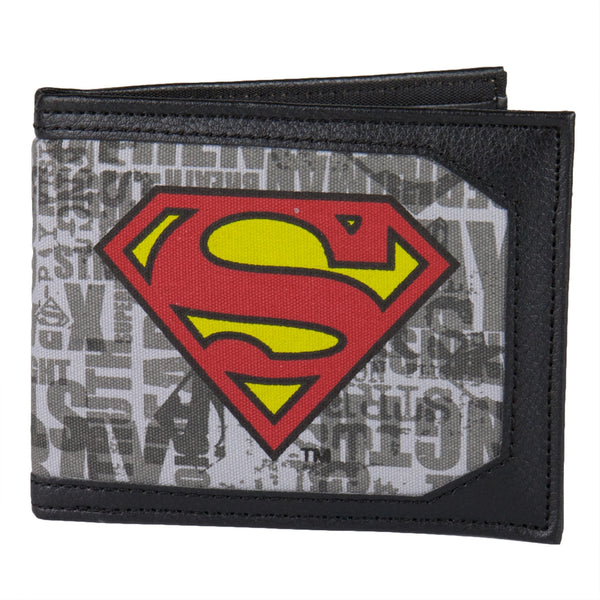 Superman - Logo Canvas Bi-Fold Wallet
