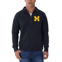 Michigan Wolverines - Cross-Check Premium Pullover Sweatshirt