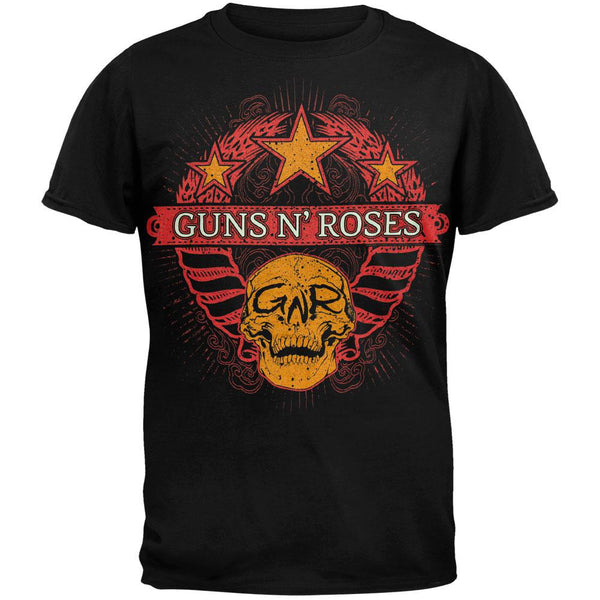 Guns N' Roses - Wheat Skull 2009/2010 Tour T-Shirt