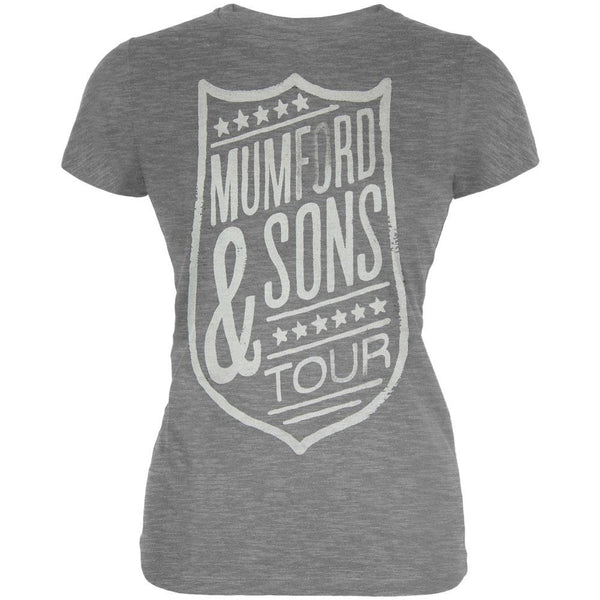 Mumford & Sons - Shield 2013 Tour Juniors Grey T-Shirt