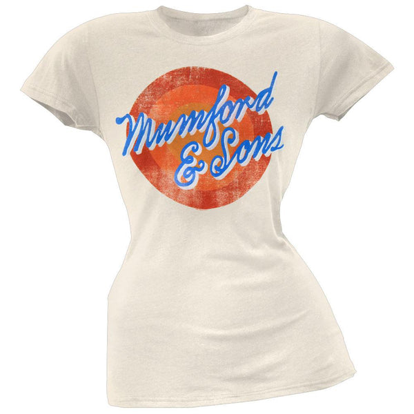 Mumford & Sons - Sun Script 2012 Tour Juniors T-Shirt