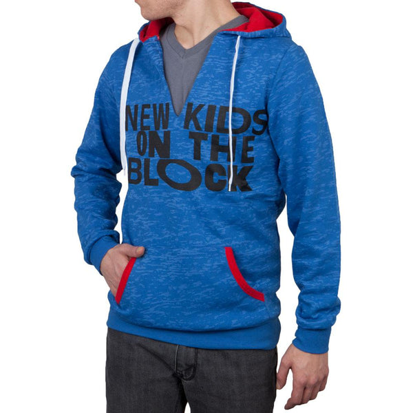 New Kids On The Block - Blue V-Neck Fashion Hoodie
