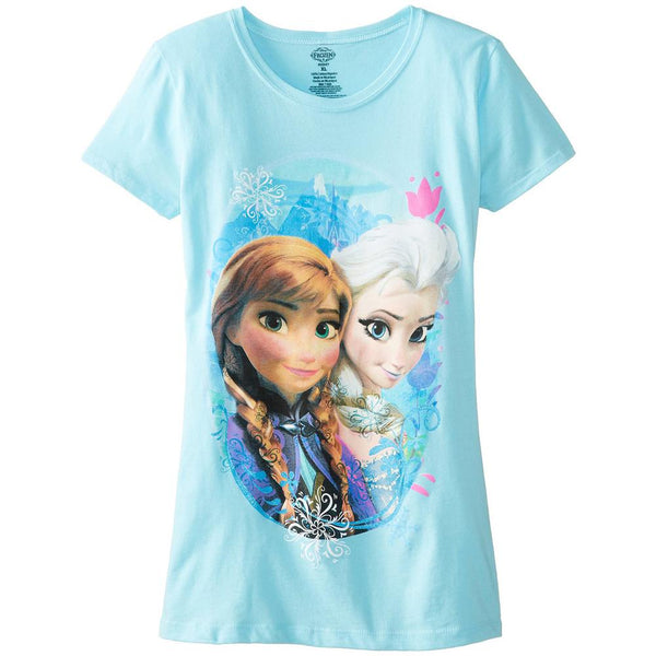 Frozen - Elsa and Anna Scene Girls Juvy T-Shirt