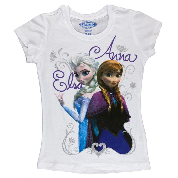 Frozen - Back to Back Girls Juvy Capsleeve T-Shirt
