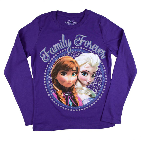 Frozen - Family Forever Girls Youth Long Sleeve T-Shirt