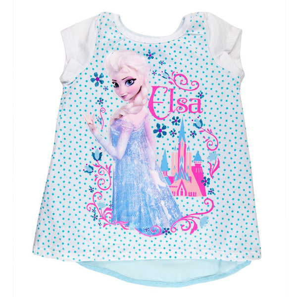 Frozen - Elsa Castle Toddler Tunic Chiffon Insert T-Shirt